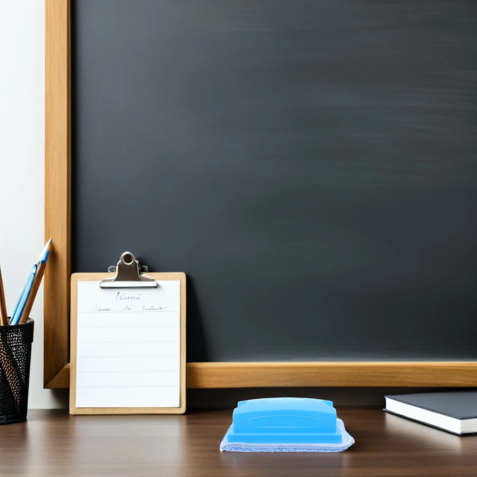 

2Pcs Chalkboard Eraser for Water Soluble Chalk - Replaceable Washable Pad Dry Board Eraser for Classroom Office School Supply