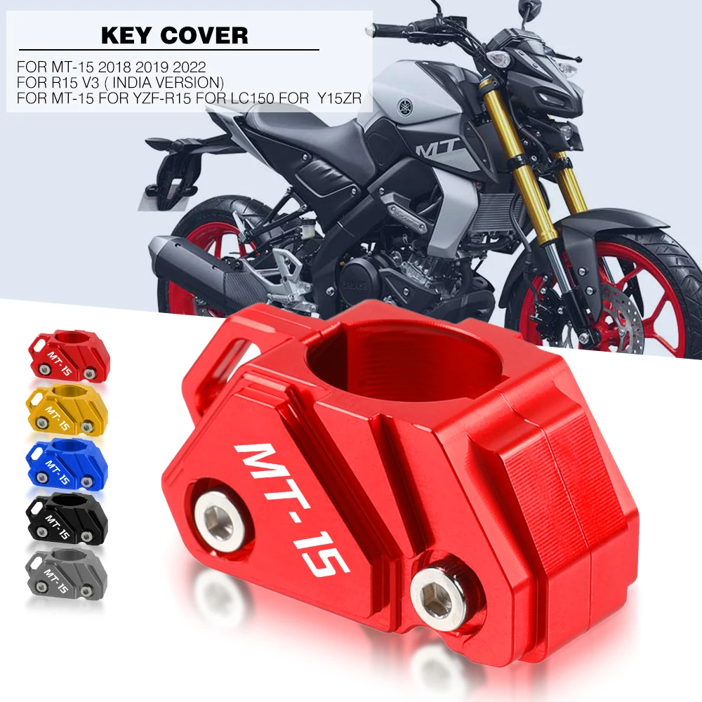 For Yamaha MT-15 2018 2019 2022 R15 V3 LC150 MT 15 Y15ZR Motorcycle Accessories Key Cover Cap Creative Products Keys Case Shell