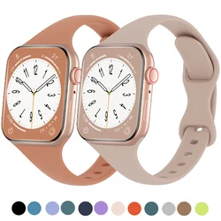 Bracelet boucle élastique en Silicone pour Apple Watch, pour Apple Watch Ultra, 49mm 45mm 44mm 42mm 41mm 40mm, IWatch 8 7 6 SE 5 4 3 38mm