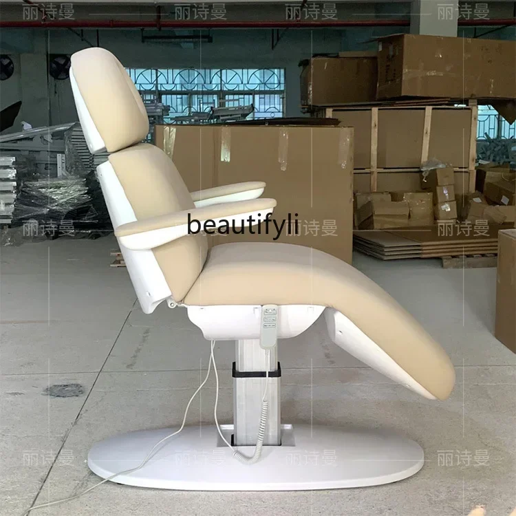 Electric Beauty Bed Body Tattoo Function Elevated Bed Massage Folding Physiotherapy Beauty Salon