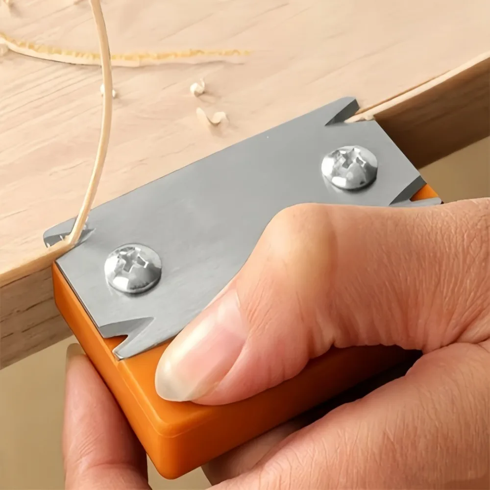 Woodworking Specialized Right Angle Trimmer Metal Hand Planer Edge Bander for Burrs Edge Corner Planer Wood Chamfering Scraper