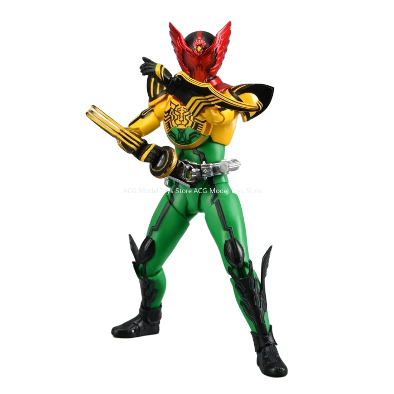 In Stock 100% Original Bandai  SHF Tokusatsu Kamen Rider OOO Super TaToBa Combo Action Figure Toys Collection Model Gift