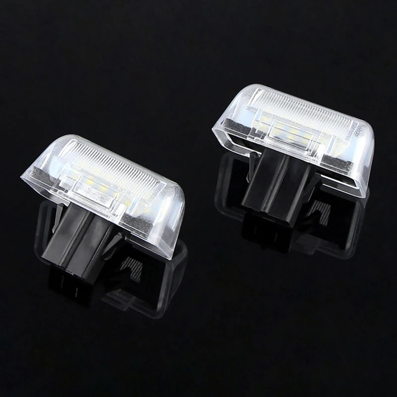 2Pc For Ford Transit MK6 MK7 1985-2013 For Ford Transit Connect 2002-2013 4388111 LED License Number Plate Light