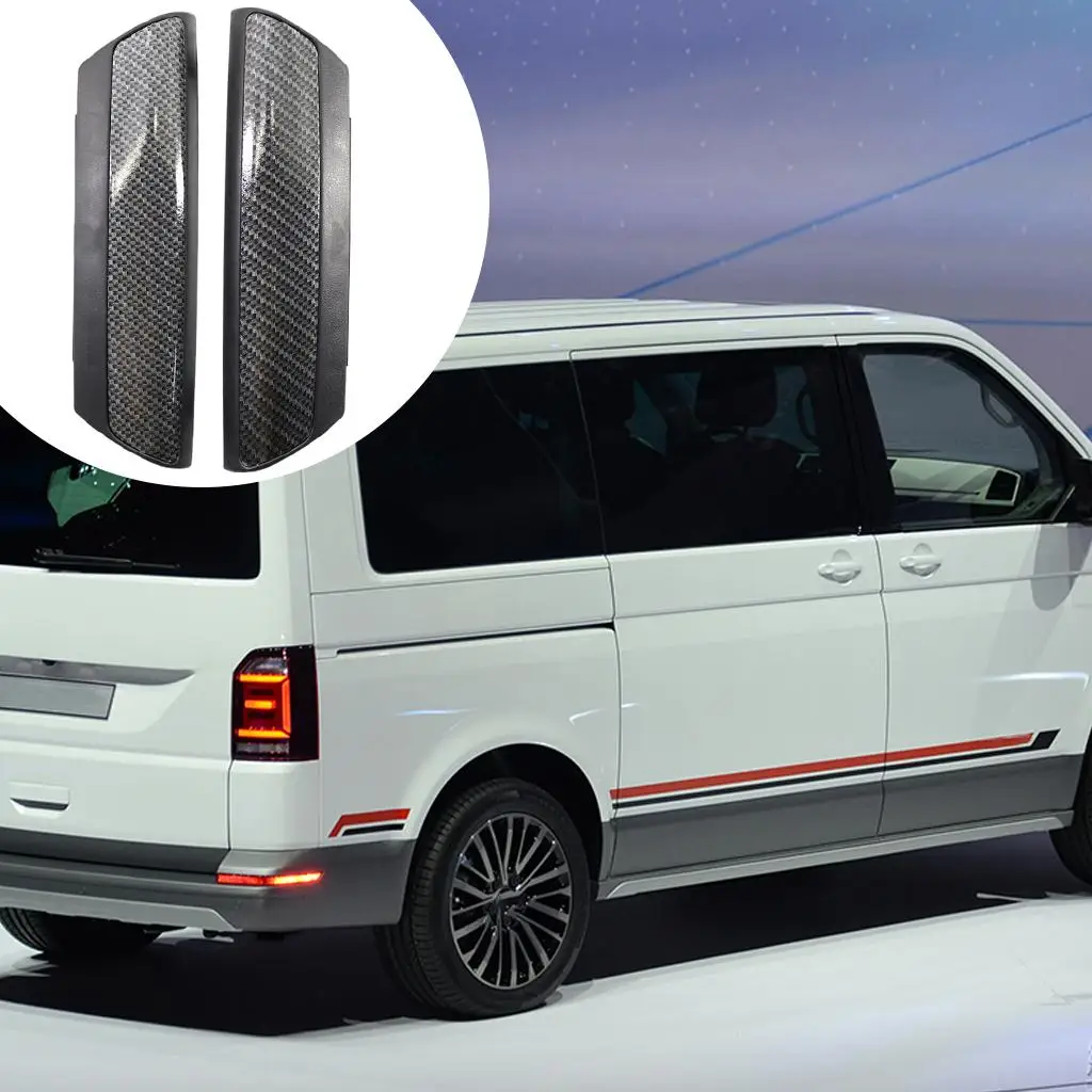 

Carbon Fiber Front Door Interior for 09-15 Car Inner Door Handles Decoration 7H0867179C