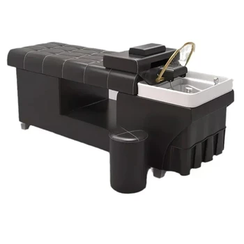 Kopf Spa Haar Waschen Bett Therapie Waschbecken Thai Wasser Zirkulation Shampoo Stuhl Salon Becken Behandelstoel Salon Möbel