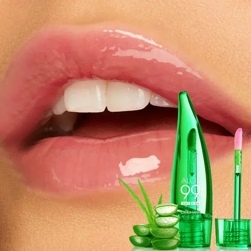 Temperature Color Changing Lip Oil  Aloe Vera Serum Lip Gloss Lasting Moisturizing Natural Nutritious Women Lips Care Makeup