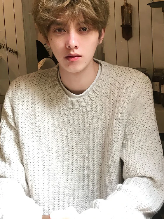 

Новая мужская трикотажная футболка с длинным рукавом в американском стиле 2025 года, осенняя одежда, толстовка без капюшона, повседневный стиль