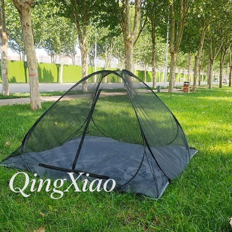 Camping Mosquito Net Tent Portable Pop Up Insect Screen Shelter for Outdoor Backyard  Mesh Ventilated  Bug Tent for Family