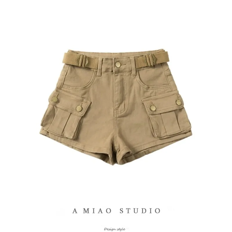 Pantalon de travail en denim taille haute pour femmes, élastique, amincissant, été, nouveau Sle 2025, taille haute, levage des fesses, tendance, plus...