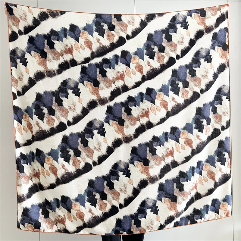 

Women Winter Accessories Wool Silk Scarf Designer Large Shawls Hand Rolled Edge Pashmina Valentine's Day gift Belt Hair Scarves