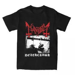 Men Women T Shirt Mayhem Deathcrush Euronymous Dead Varg  Short SleeveCotton T Shirts O Neck Large Size T Shirt