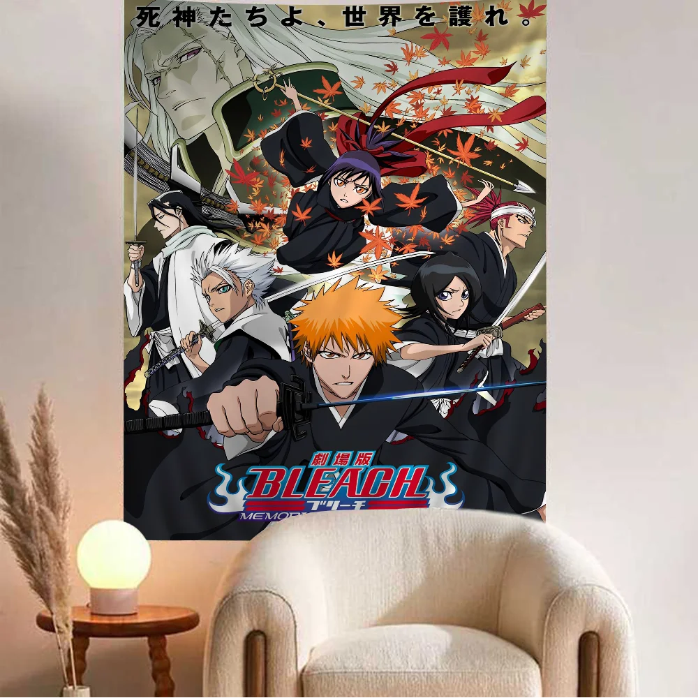 Japanese Anime Bleach Hanging Bohemian Tapestry Home Decoration Hippie Bohemian Decoration Divination Wall Hanging Home Decor