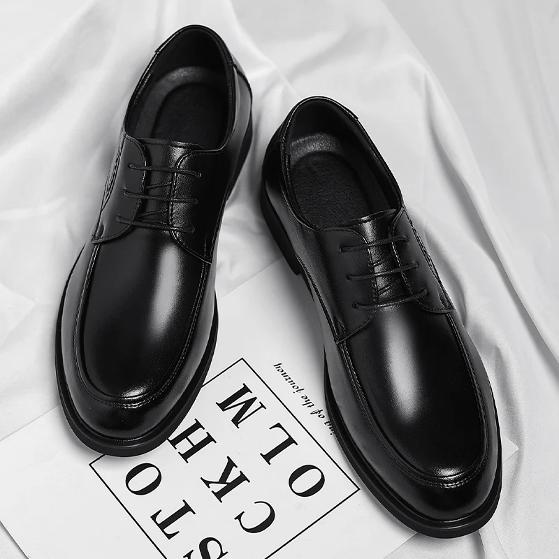 

Men's Derby Leather Shoes Casual Classic Gentleman Style Dress up party 37-46 Adult suit Luxury high-quality shoes Retro hot