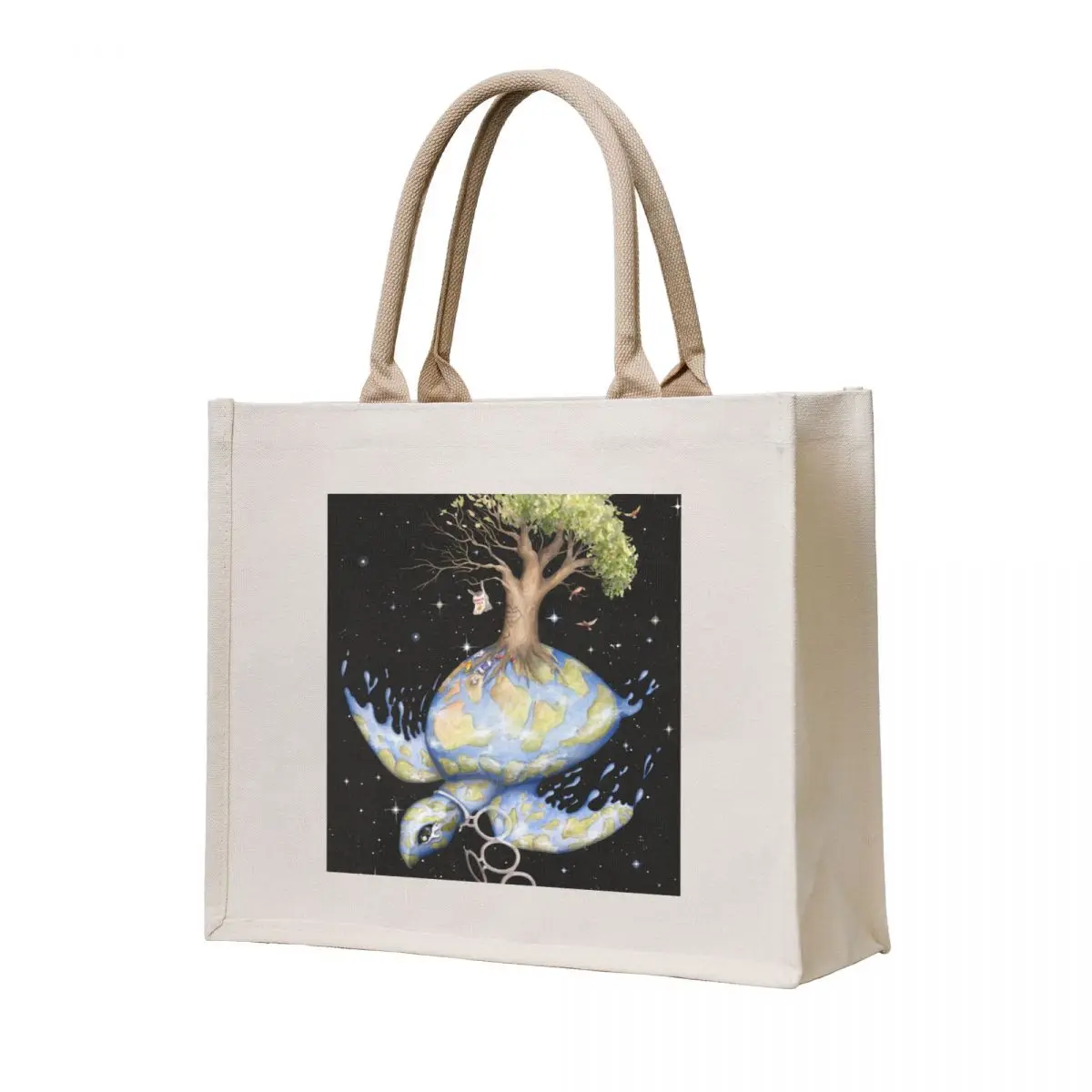 

Endangered - Global Warming and Climate Change Tote Bag Canvas stote bag Handbags hand bag ladies