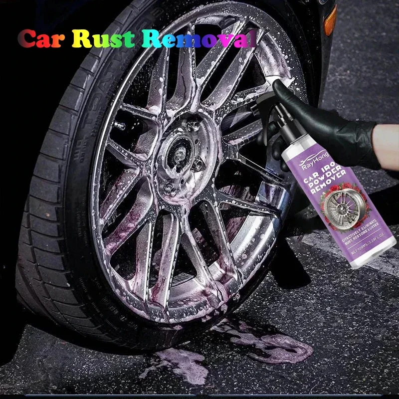 

YC12 Автоматическое средство для удаления железного порошка Очиститель металлической краски Обслуживание автомобиля Чистка железного порошка Удаление ржавчины Спрей Ar Wash и обслуживание