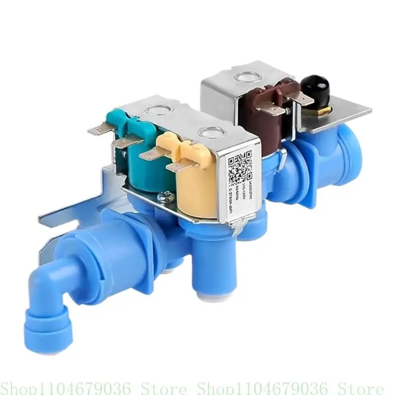 

652F Universal Long Lasting Triple Solenoid Water Valves for Efficient Water Enhanced Refrigerator Efficiency Longevity
