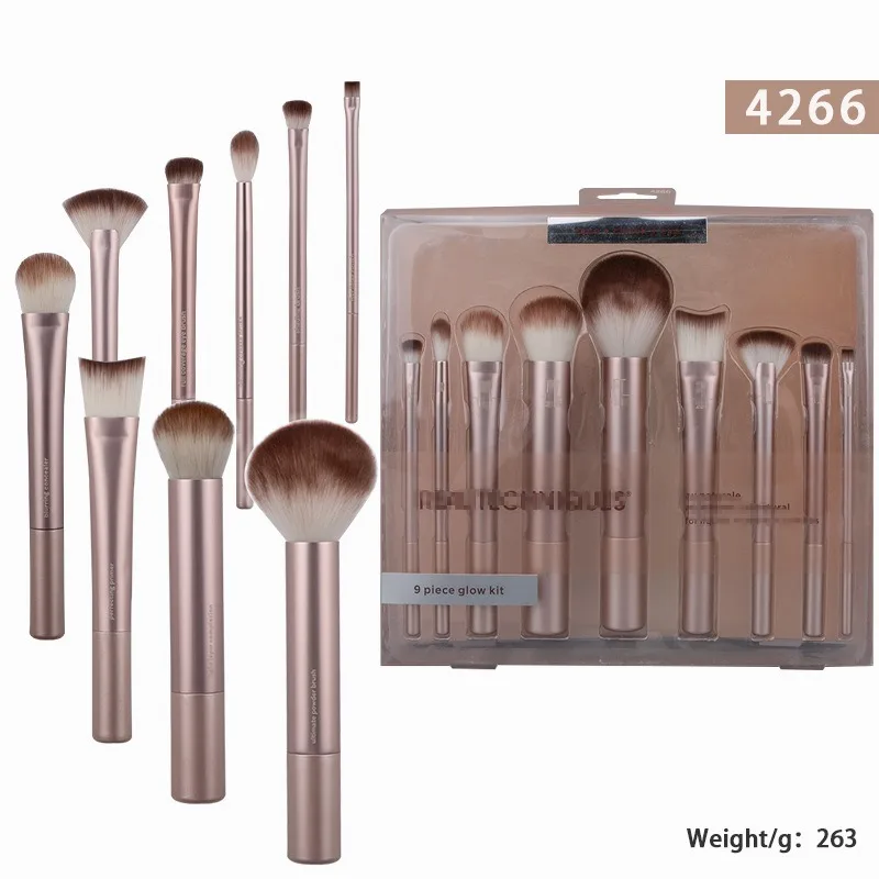 RT4266 ยอดนิยมชุดแปรงแต่งหน้าชุดแปรง Blusher แปรง Halo Dye Brush แปรงอายแชโดว์ Beauty Egg