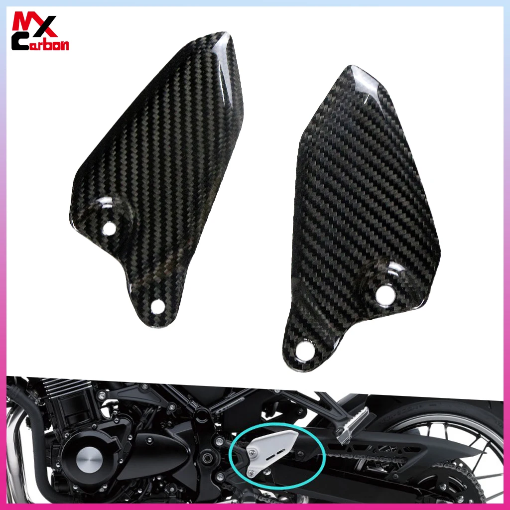 

Motorcycle Heel Guards Foot Pedal Fairing Carbon Fiber Accessories For Kawasaki Z900RS 2018 2019 2020 2021 2022 2023