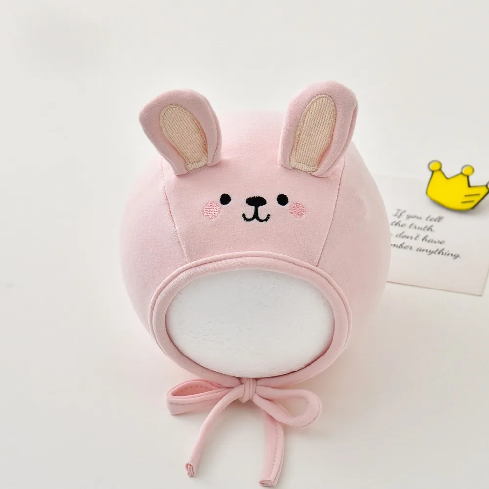 

Cartoon Animals Kid Ear Protection Hat Soft Windproof Toddler Warm Hat Comfortable Solid Color Baby Winter Hats For 8-18 Months