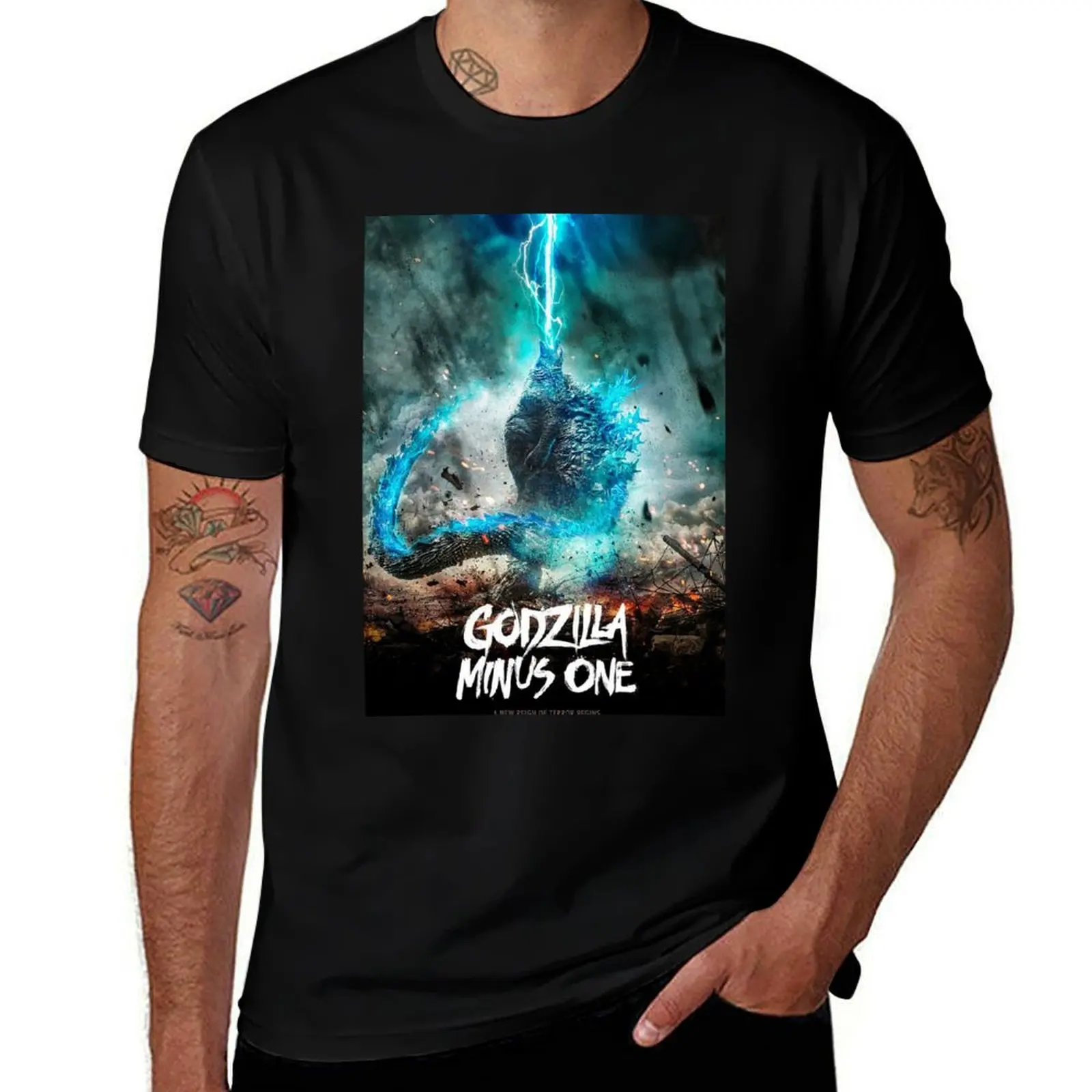 

Футболка God Minus One, персонализированная футболка, мужская дизайнерская футболка