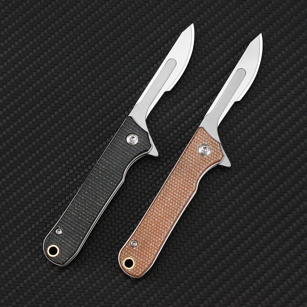 Tunafire Mini Portable Scalpel Detachable edc Outdoor Pocket Folding Knife Survival Self defense Surgical Knives Unpacking Knife