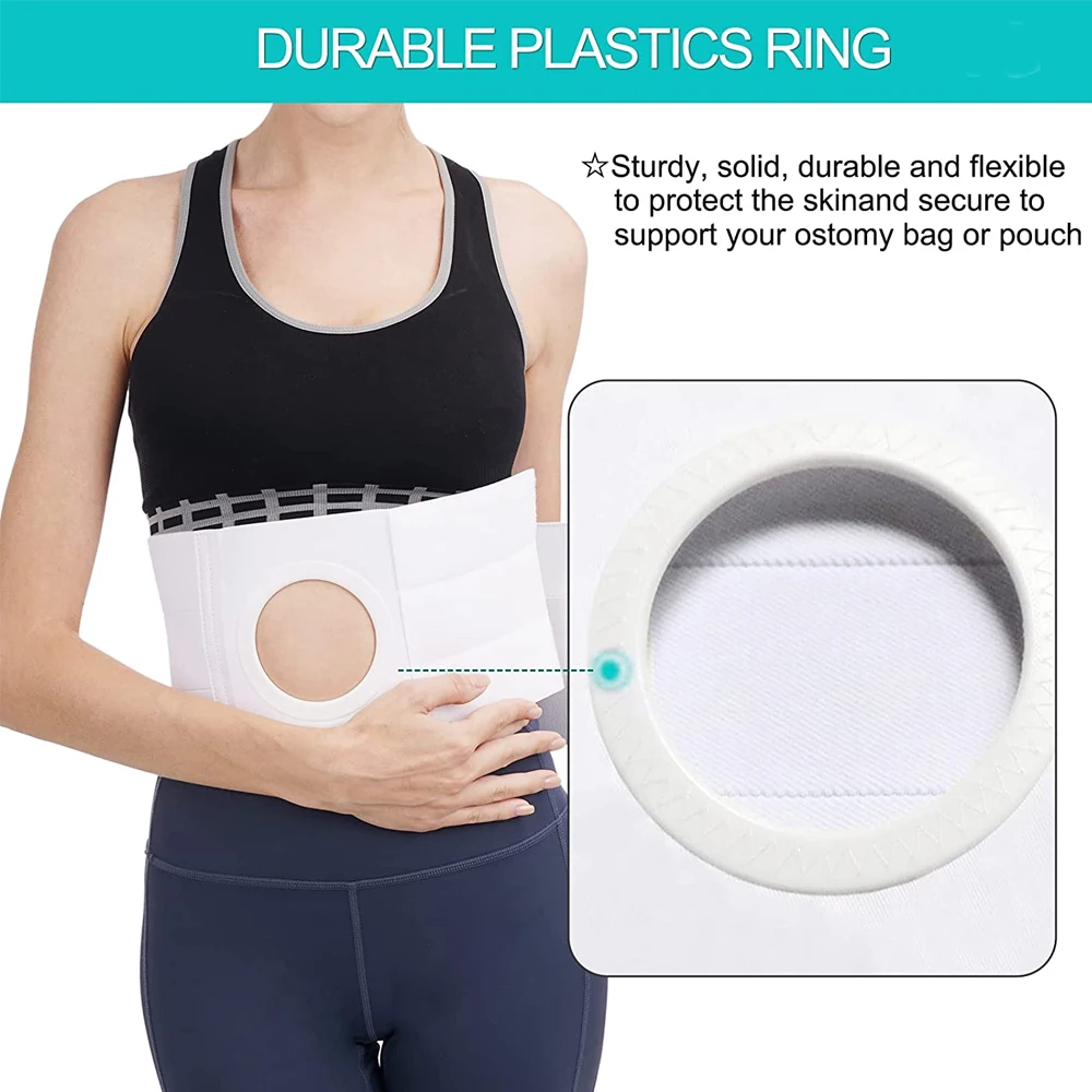 Stoma gürtel für Männer und Frauen, Stoma hernie Unterstützung Gürtel, Bauch binder Brace, Stoma Support Wraps, Unisex, 1PC