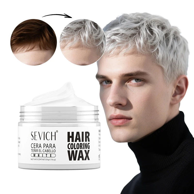SEVICH 13 Colors Fashion One-Time Hair Color Wax Styling Temporary Dye Cream Gel Diy Mud Pomade For Beards Eyebrow Easy To Wash