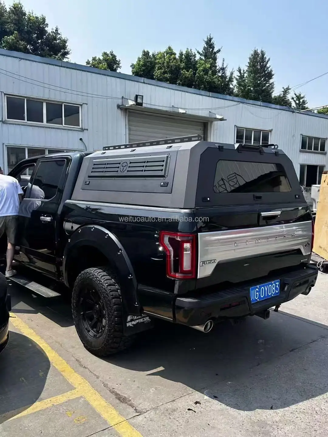 

4x4 Steel Single Dual Pickup Truck Bed Hardtop Topper for Ford F150 5.5ft Raptor Aluminum Ute Canopy Waterproof
