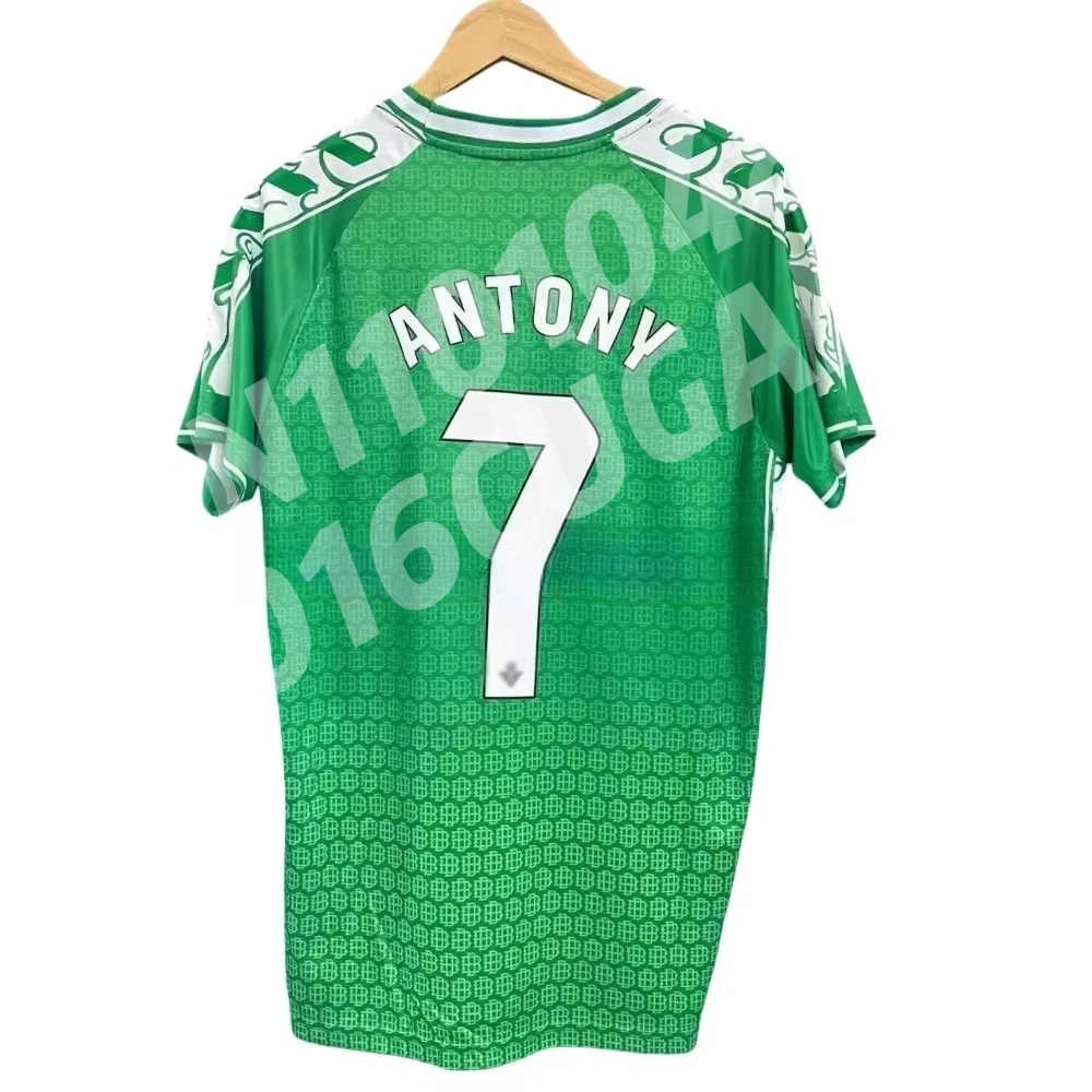 أنتوني رقم 7 24-25 المنزل قمصان كرة القدم تي شيرت 3Ds مطبوعة قصيرة الأكمام تي شيرت رياضي نفس الكبار والأطفال #1