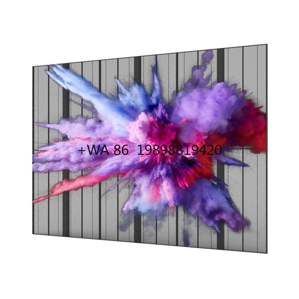 Customizable High Quality the New P3.91 P7.82 Transparent Led Screen Digital Signage Displays Transparent Ice Led Screen With Lo