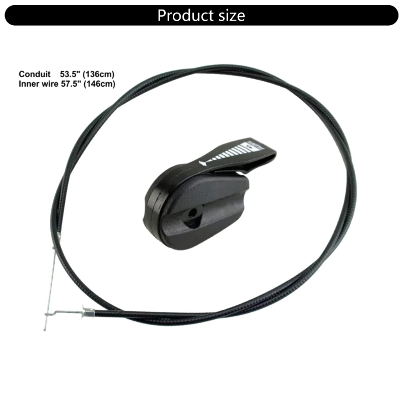 Universally For Lawnmower Lawns Mower Handle Throttle Cable Lever Control