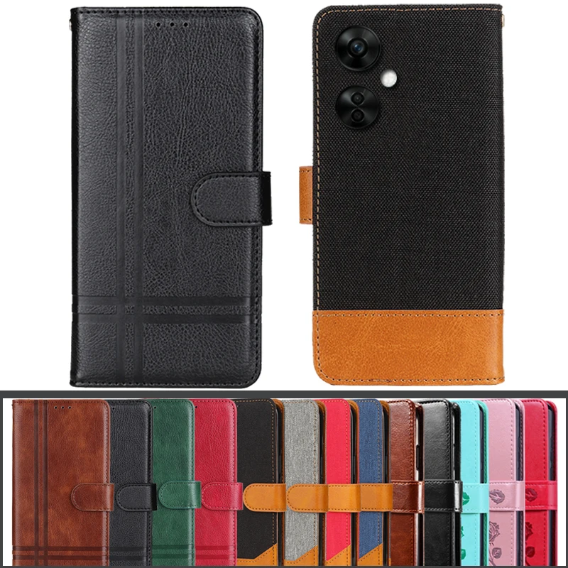 Per OnePlus Nord CE 3 Lite 5G custodia Flip Leather custodia posteriore in Silicone per OnePlus Nord CE 3 Lite Cover per telefono Coque CE3 Lite Capa