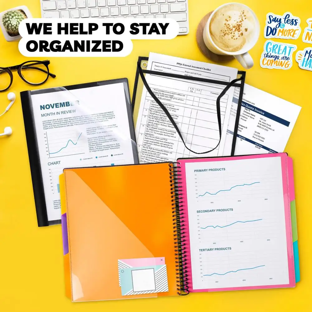 Pastas Plásticas para Documentos, Porta Documentos, Versátil, Elegante, Organizar, Armazenar, Escritório