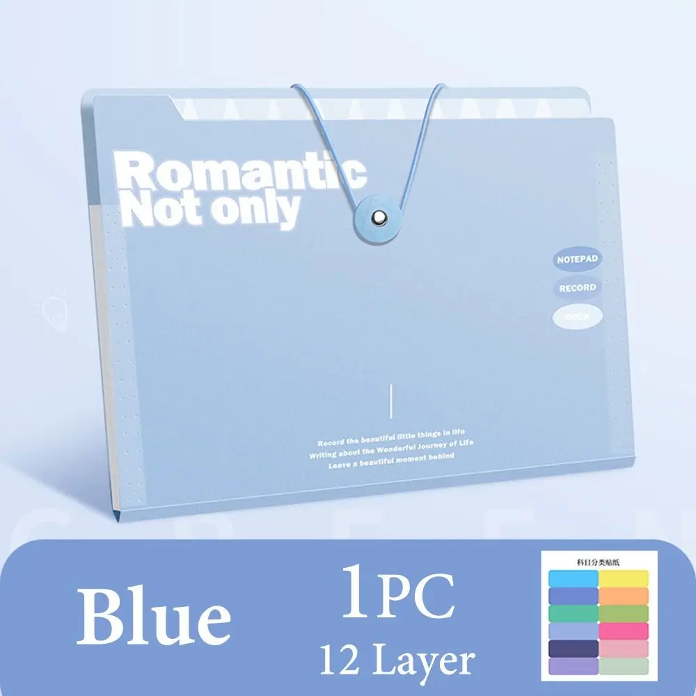 

Креативная водонепроницаемая папка для документов формата А4, органайзер для тестовых работ с 5/8/12 карманами, сумка для сортировки документов из ПП, подарок