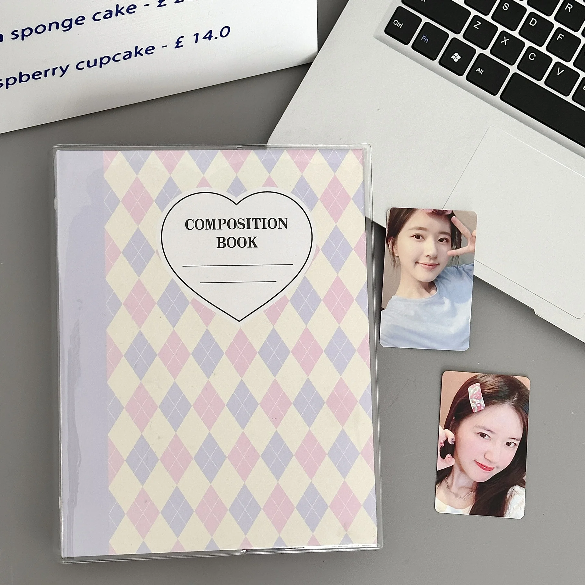 SKYSONIC A5 Creme Diamant Muster Fotoalbum Sammeln Buch Kpop Binder Cover Postkarten Ring Organizer DIY Nachfüllungen Lieferanten – Detail 28