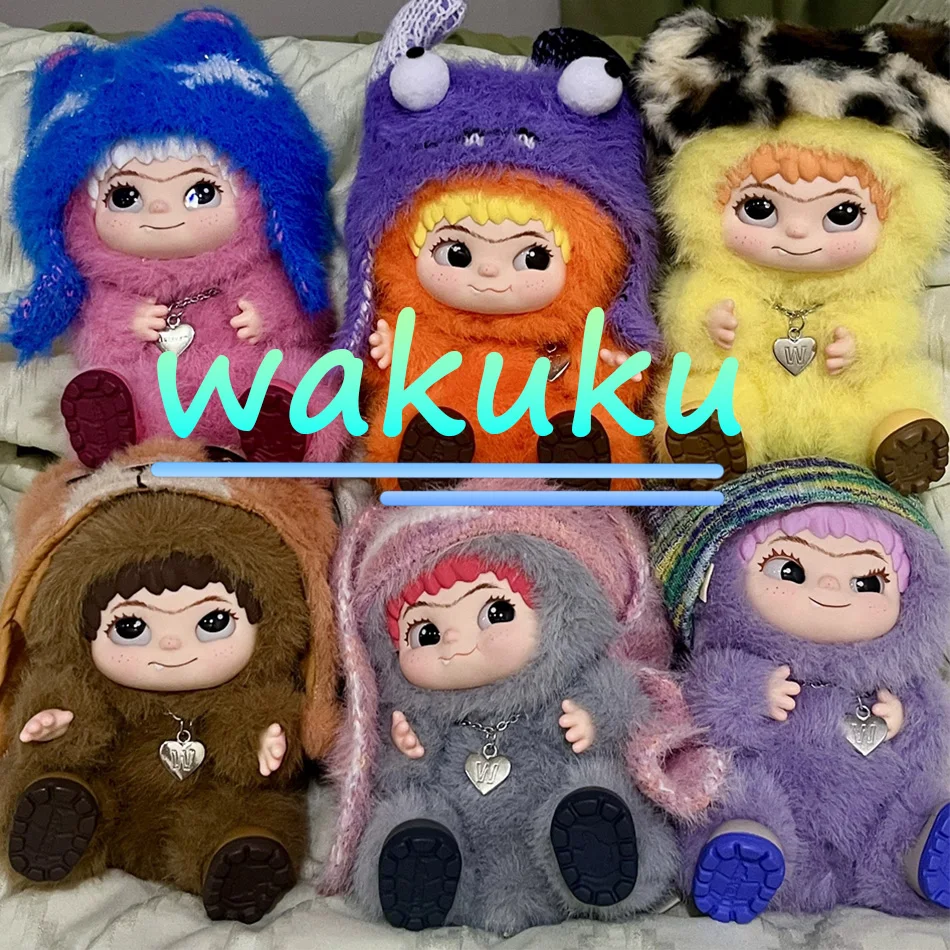 ตุ๊กตาอนิเมะ Wakuku Fuzzvtrenpy แบบกล่องสุ่ม ซีรีส์ Funparty ของตกแต่งกระเป๋าสุดฮิต ของขวัญเซอร์ไพรส์สุดล้ำ