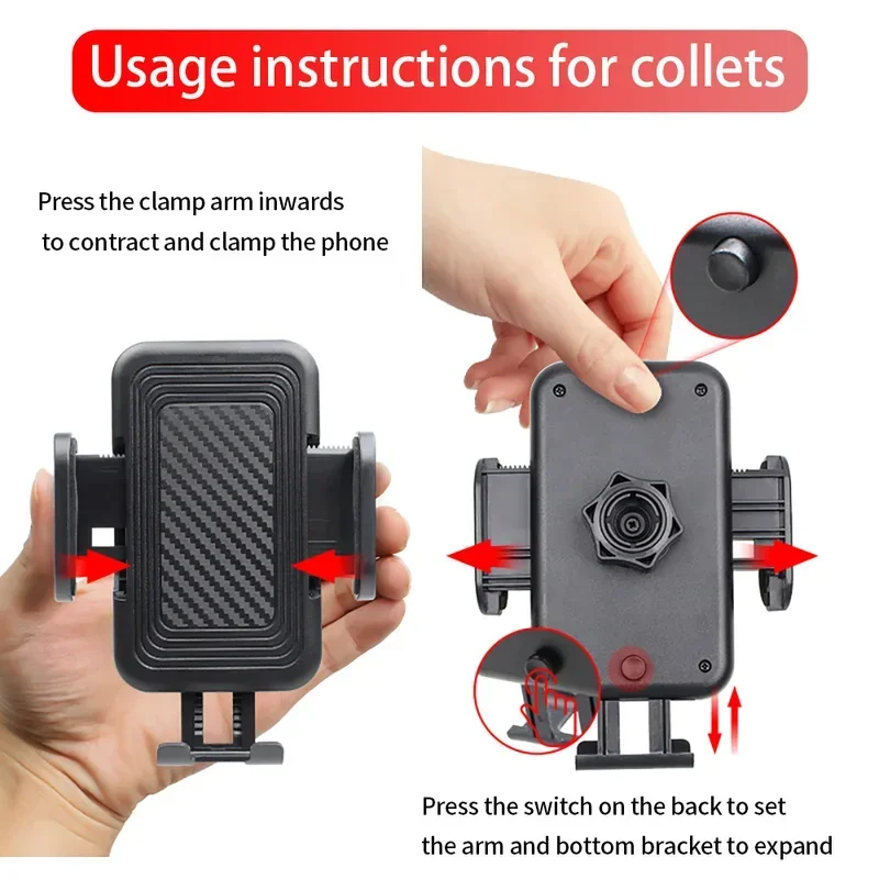 Suporte para carro 2025 para montagem de telefone mãos livres para ventilação de ar do pára-brisa do painel