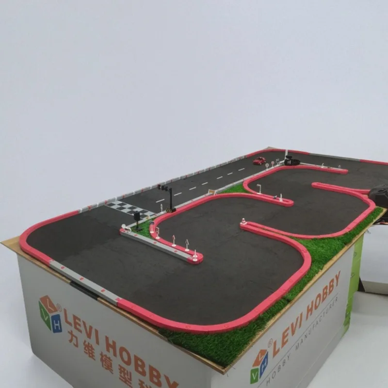 

3X2m Simulation Four-wheel Drive Car Track Mini Mosquito Car RC Remote Control Car Track Racing Scene Map Ornaments Accessories