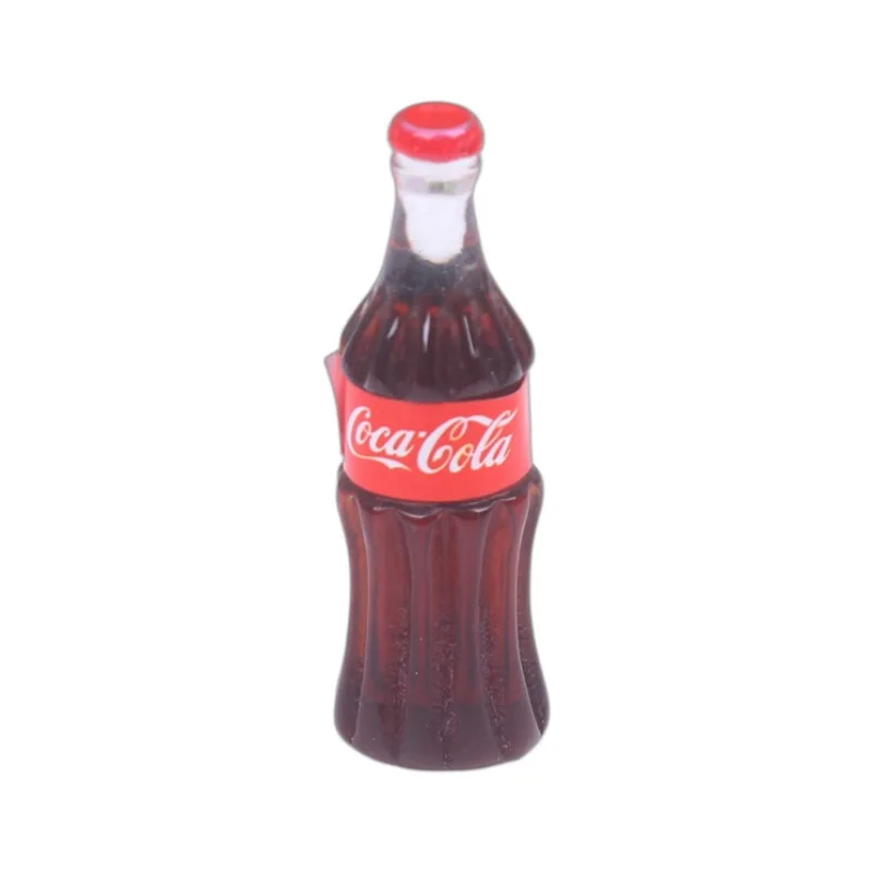 5PCS Mini Cola Soft Drink Bottle Scale Model Ornament Miniature Beverage Coke Bottle Simulation Models DIY Home Decor Craft