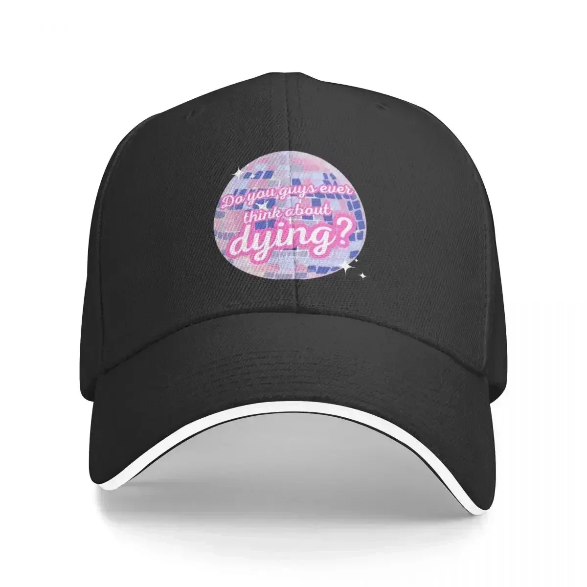 New Do you guys ever think about dying? Baseball Cap Beach Outing Unique hats cute Female Men's