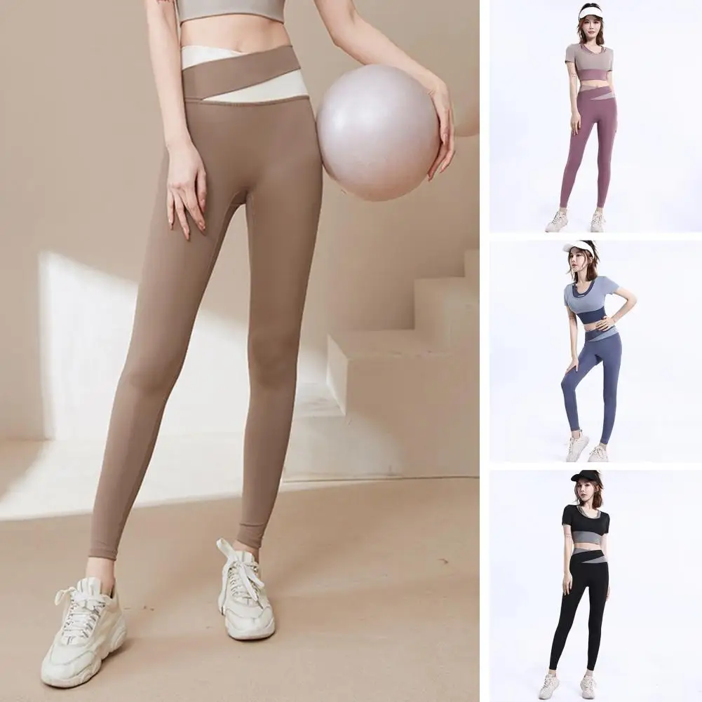 Solid Seamless Leggings Women Soft Workout Tights Fitness Outfits Yoga Pants High Waisted Gym Wear Spandex Leggings Sport Pants