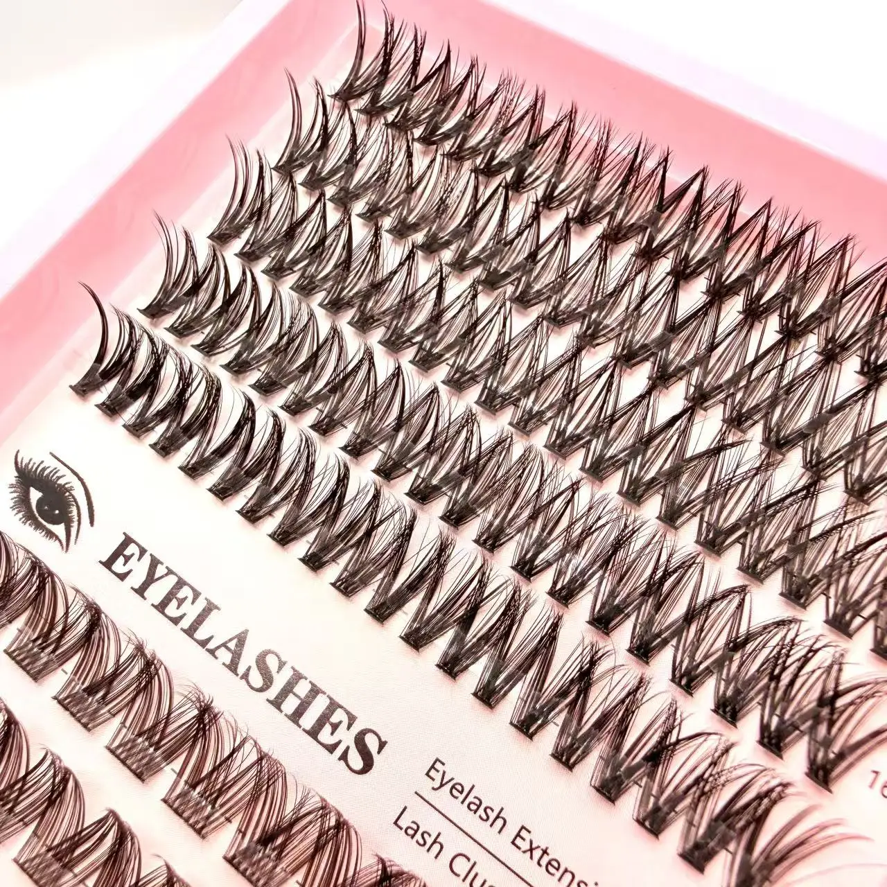 Hot Selling DIY Mix Clusters False Eyelashes Kit with Lash Bond & Seal and Tweezers for Daily Makeup Party Look