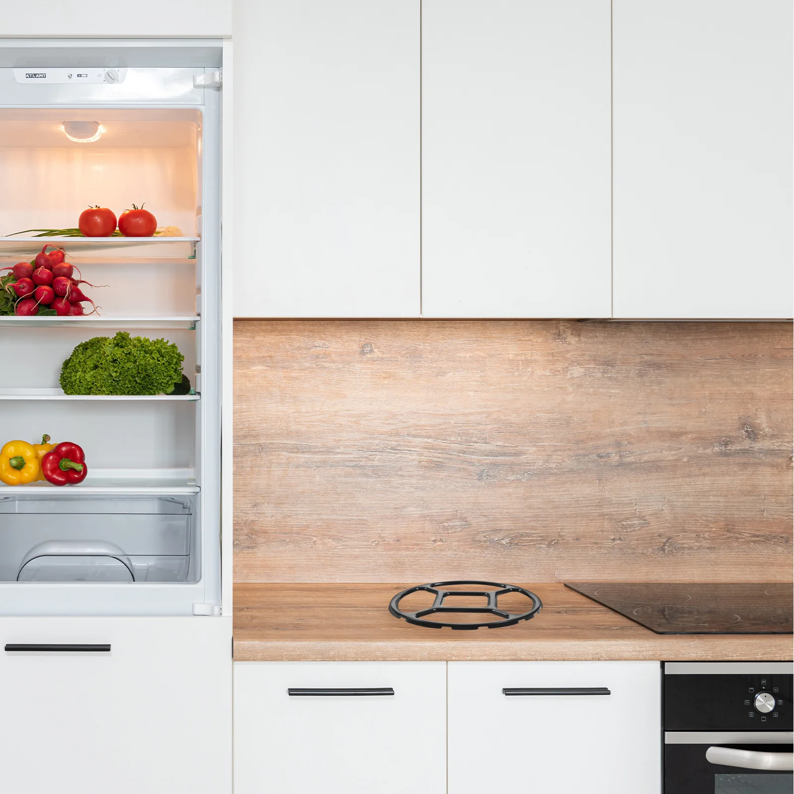 

2Pcs Kitchen Gas Stove Rack Metal Enamel Heat Resistant Anti-Skid Wok Ring Wok Pot Support Gas Burner Holder Enamel Stove Rack