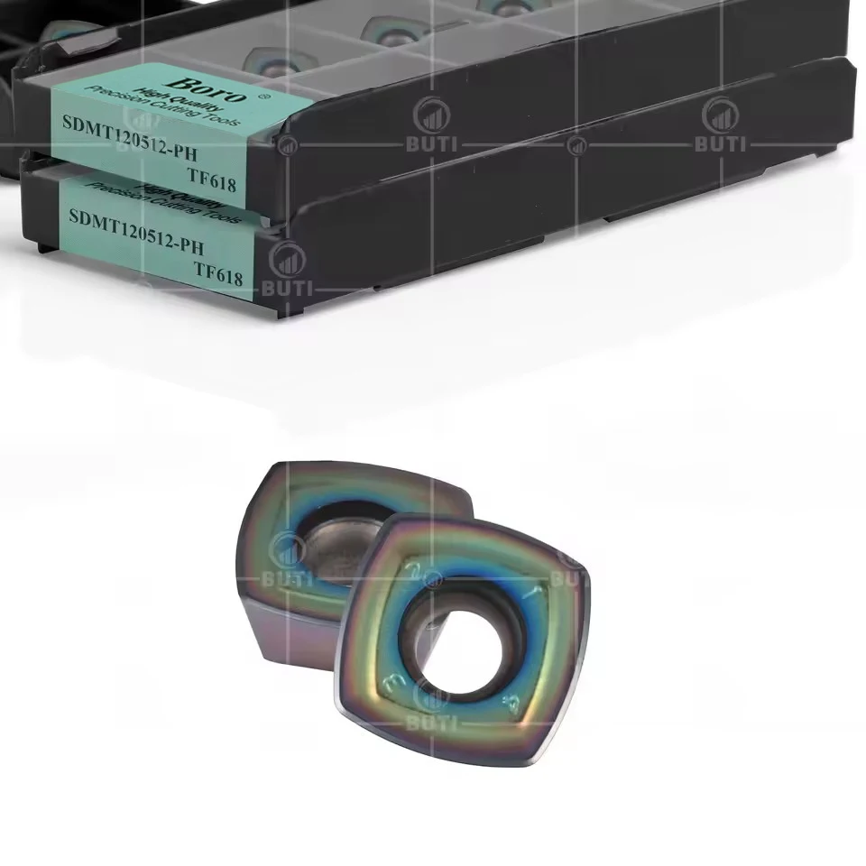 DESKAR 100% オリジナル SDMT 120512 -PH TF618SDMT 150512 -PH TF618 フライス工具 CNC 旋盤焼入れ鋼刃加工硬鋼
