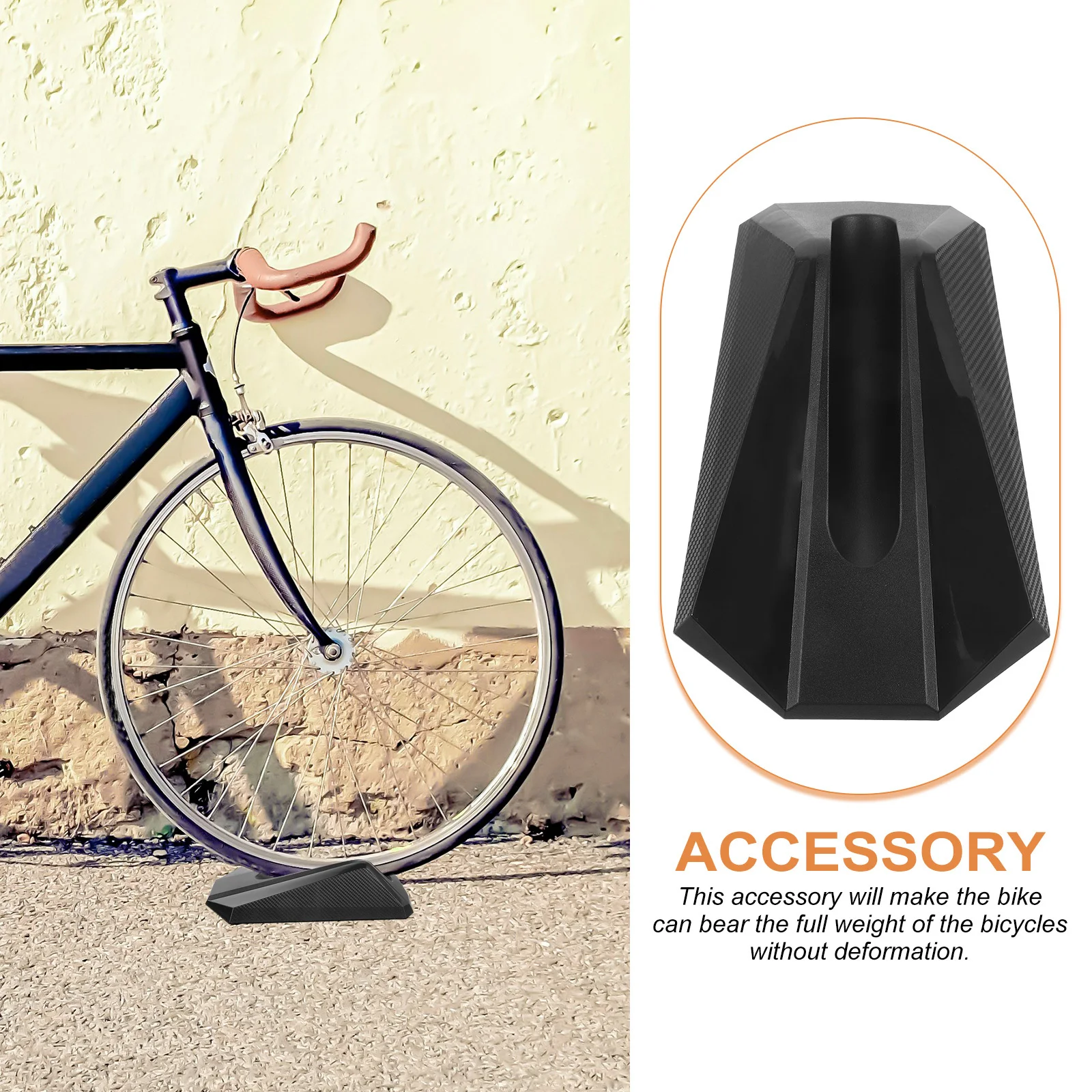 

Cycling Training Front Wheel Stand Antiwear Durable Nonslip Design Indoor Bike Trainer Mat Bike Trainer Stand Cycling Mat