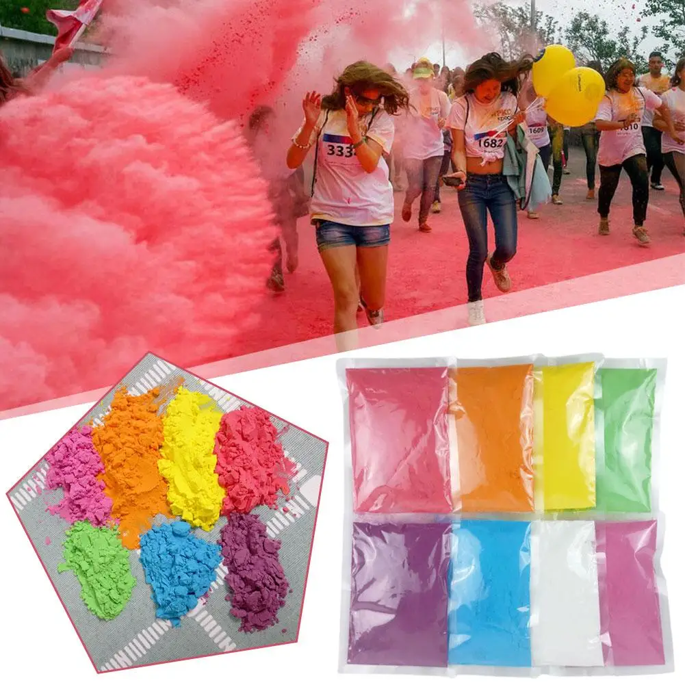 Color Running Powder Color Natural Corn Starch Star Powder Road Running Powder Rainbow Powder Wedding Festival Carnival Powder
