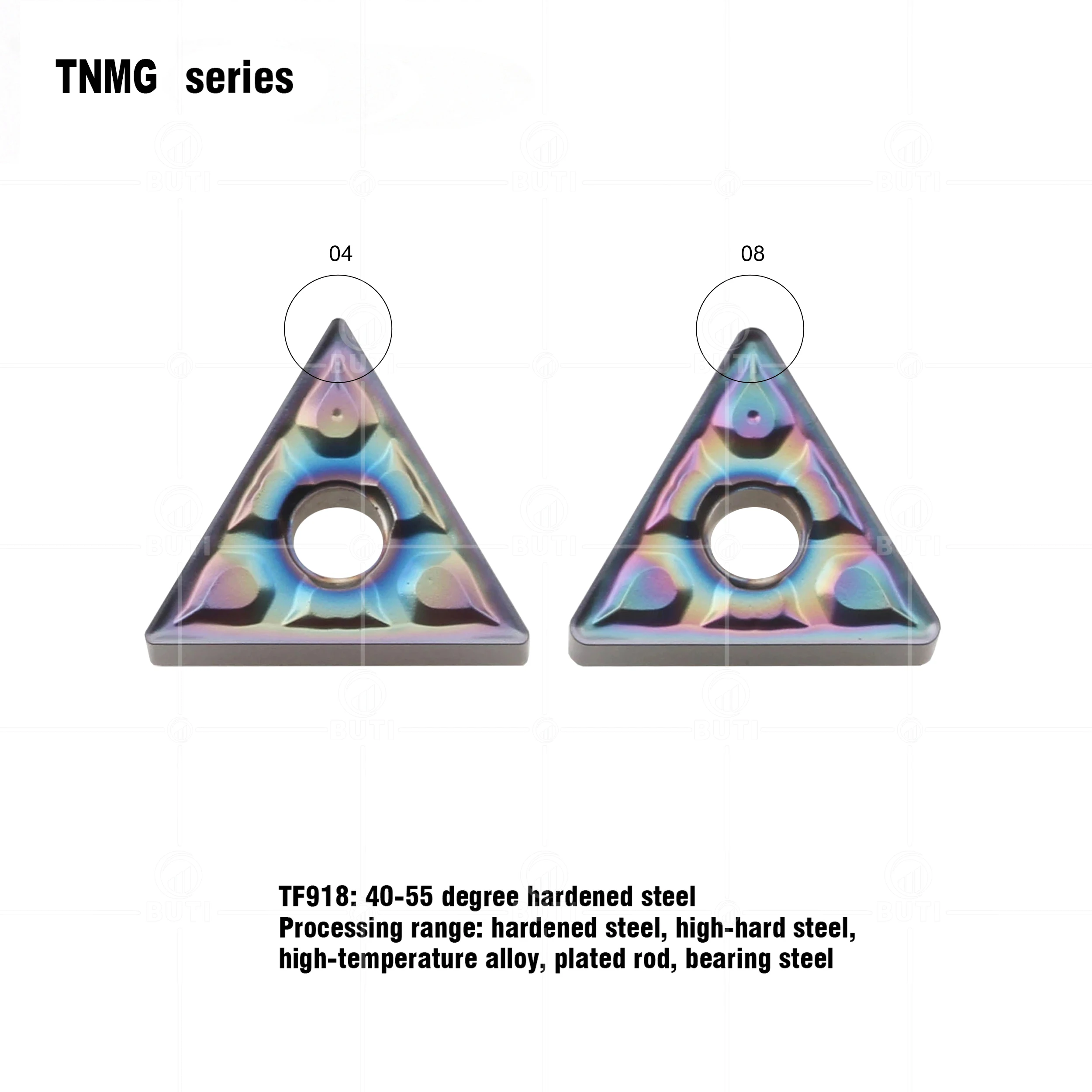 Imagem -05 - Deskar 100 Original Tnmg160404 Tnmg160408 tf Tf918 Torno Cortador de Torneamento Externo Ferramentas de Carboneto de Aço Temperado Inserções para Aço
