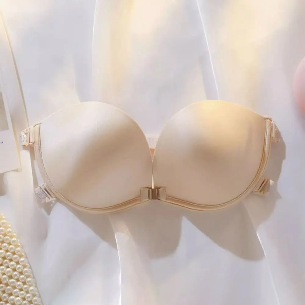 حزام الرقبة اللاسلكي العميق الخامس الصدرية قريبة حمالة رفع الملابس الداخلية مكافحة ترهل للصدمات حمالة للنساء سيدة