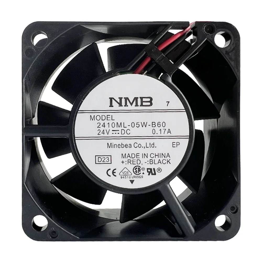 

2410ML-05W-B60 Fan 6025 DC24V 0.17A 2-Wire Cooling Fan