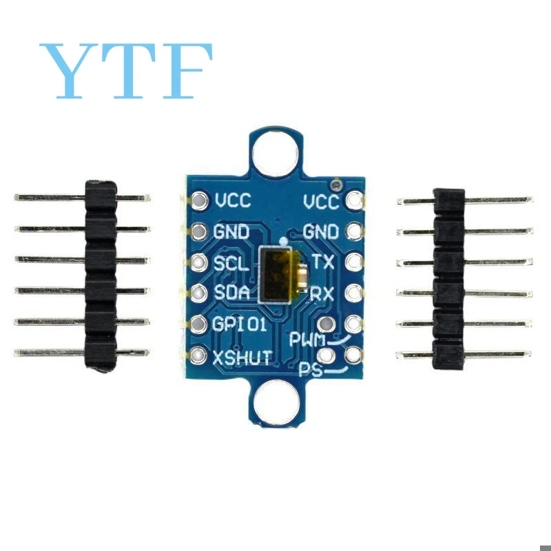 GY-53 VL53L0X VL53L1X Модуль датчика дальности лазера ToF по времени, последовательный выход